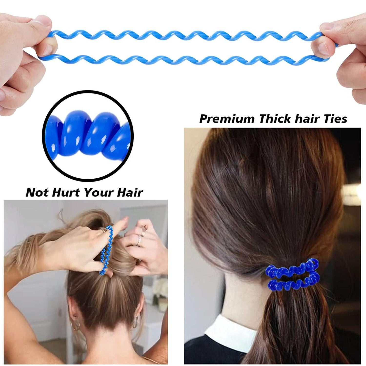 Telephone Wire Hair bands Pack of 2 Pc / Multicolour), Hair accessories Telephone Wire Hair bands Pack of 2 Pc / Multicolour), Hair accessories